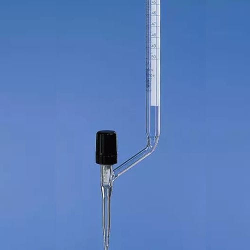 Needle valve burette - BLAUBRAND® series - BRAND - borosilicate glass