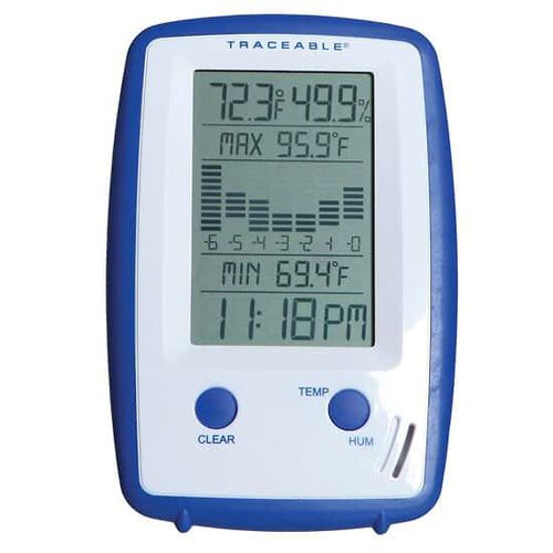 Laboratory thermo-hygrometer - EW-18004-34 - OAKTON - digital / portable / temperature