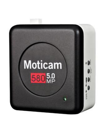 Microscope camera - Moticam 580 - Motic - monitoring / monochrome / CMOS