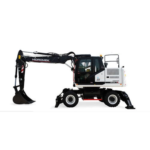 Medium excavator - HMK 140 W - HIDROMEK co. - wheeled / Tier 2 / construction