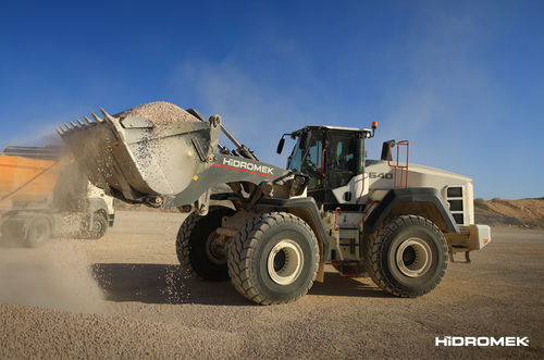 Wheeled loader - HMK 640 WL - HIDROMEK co. - low fuel consumption / ergonomic