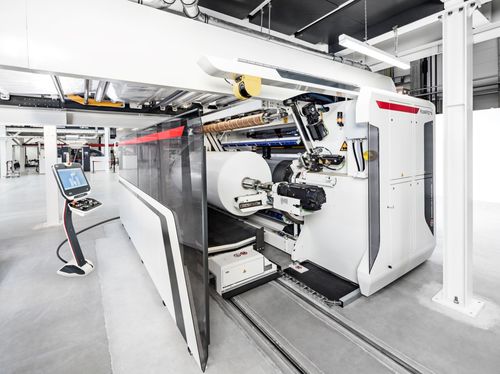 Film winder - FILMATIC II N  - WINDMÖLLER & HÖLSCHER - for blown film extrusion lines