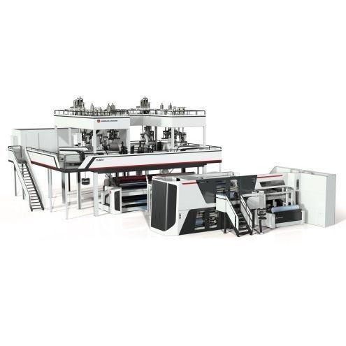 Cast-film extrusion line - FILMEX II STRETCH - WINDMÖLLER & HÖLSCHER - for thermoplastics