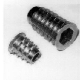 Threaded insert - 41TBH - SIMAF - self-tapping / zamak / for wood
