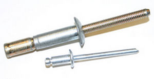 Blind rivet - 34ETX - SIMAF - button head / steel / waterproof