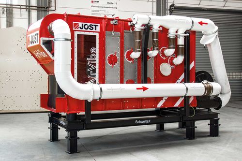 Glass separator - AirVibe - JÖST - flow / for the recycling industry / self-cleaning