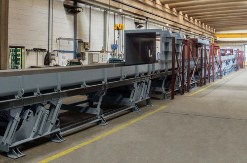 Belt conveyor - JÖST - curved / vertical / trough