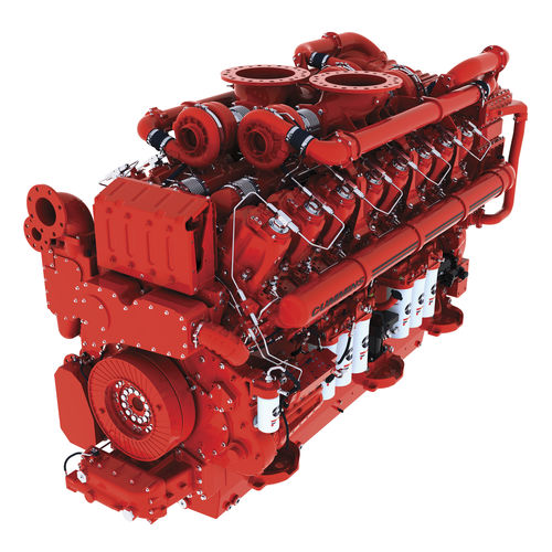 Diesel engine - QSK95 - Cummins Inc. - 16-cylinder / turbocharged / for mining applications