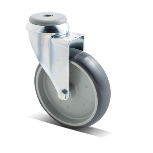 Swivel caster - ES-series - Manner - rod / heavy-duty / furniture