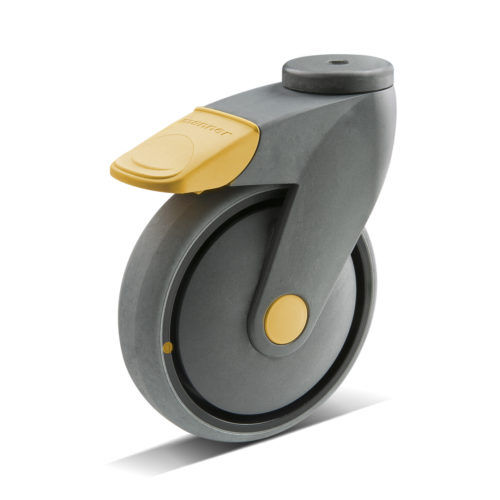 Antistatic caster GKJYS125 PTE/K A Manner swivel / threaded