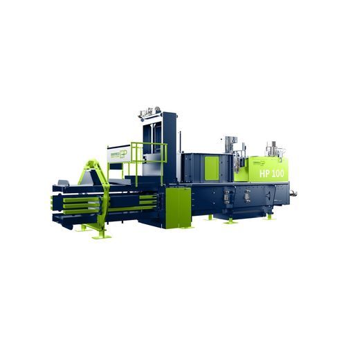 Waste baling press - HP 100 - Europress Umwelttechnik GmbH - vertical / horizontal / channel