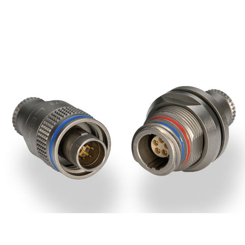 Harsh environment connector - M Series - LEMO - data / USB / fiber optics