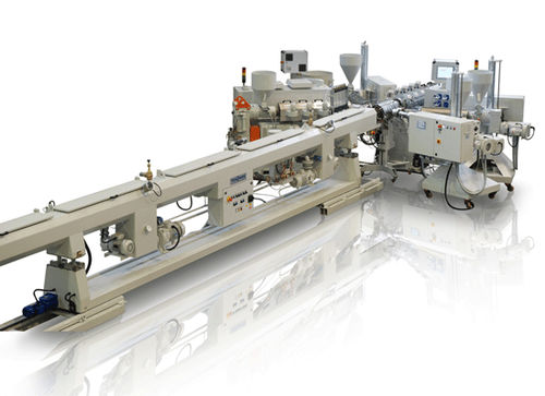 Multilayer extrusion line - DN 32 - 800 - Tecnomatic - tube / for PP