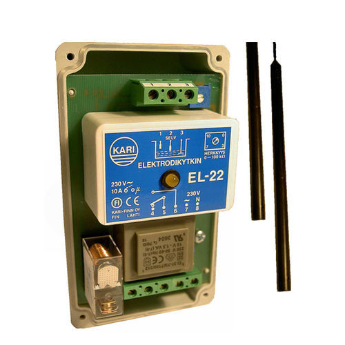 Conductive level switch - EL22 - Kari-Finn Oy - for liquids / polypropylene / precision