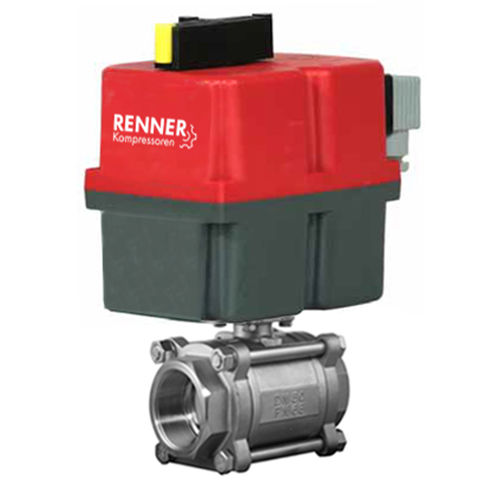 Ball valve - RKE series - RENNER Kompressoren - electric / for control / blocking