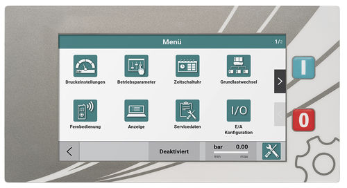 Electronic control unit - RENNERtronic Plus Touch - RENNER Kompressoren