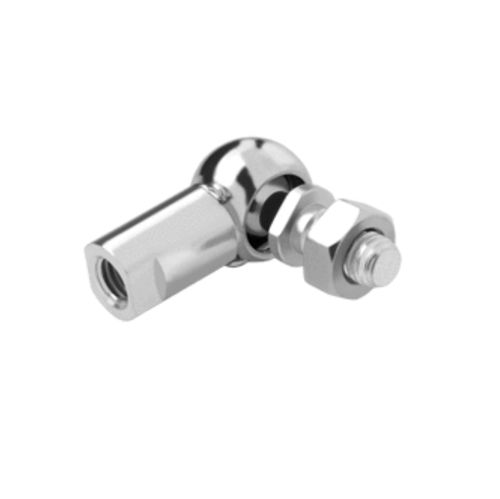 Angled ball joint - CS series - Chiavette Unificate S.p.A. - stainless steel / threaded / with stud
