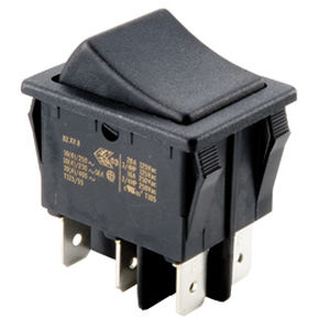 Rocker switch - I47 series - OMEGA FUSIBILI - bipolar / IP40 / illuminated