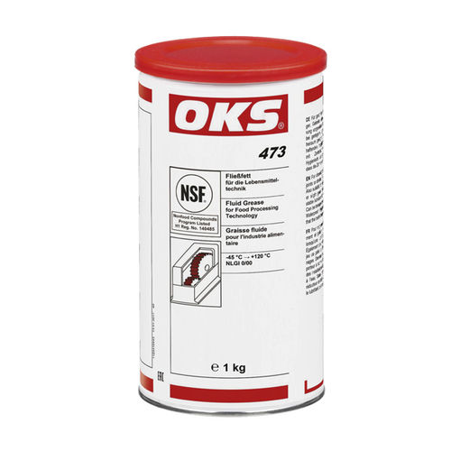 Lubricating fluid grease - 473 - OKS Spezialschmierstoffe GmbH - aluminum complex / for gears / for bearings