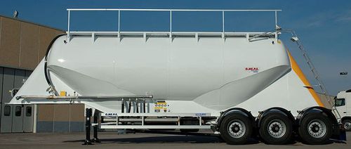 Silo semi-trailer - A 390 - OMEPS - for concrete transport / fly ash / 3-axle
