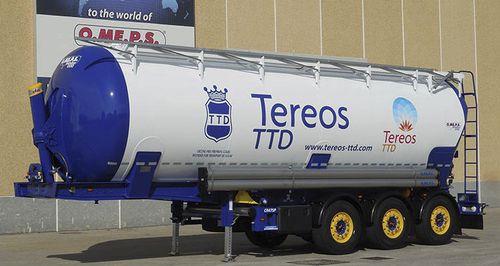 Tilting semi-trailer - CR 47 - OMEPS - silo / for food / for powdery materials