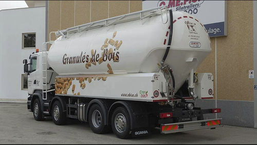 Tanker for powder and granulates truck - OMEPS - 4-axle