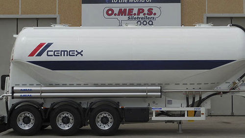 Silo semi-trailer - CM 39 - OMEPS - for food / fly ash / for sand