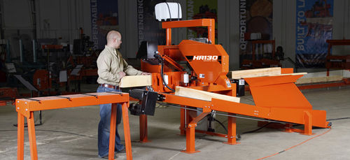 Panel saw - HR130 - Wood-Mizer - horizontal / wood / automatic