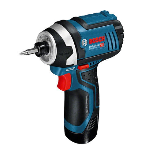 Cordless electric screwdriver - GDR 12V-105 Professional - Bosch Production Tools - pistol / impact