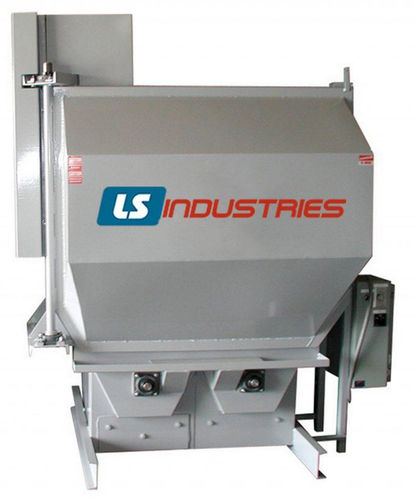 Belt shot blasting machine - 34B - LS Industries - for metal / automatic