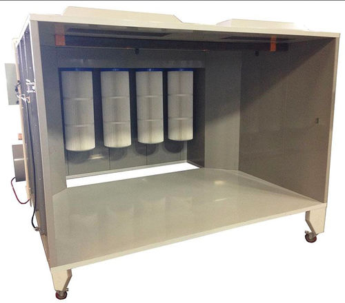 Open powder coating booth - 2001 - LS Industries - filter