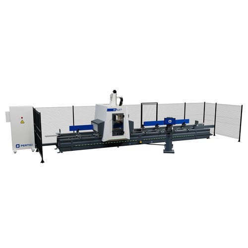 5-axis machining center - ESSENTIAL series - Pertici S.p.A. - swiveling-spindle / for aluminum / for PVC