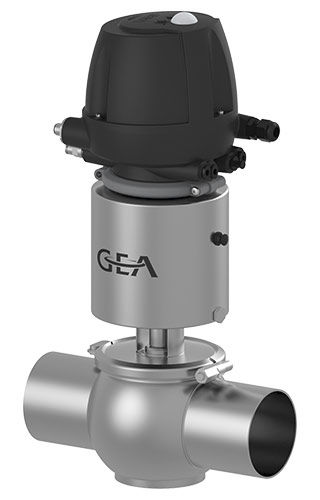 Ball valve - ECOVENT®, N_/ECO series - GEA Tuchenhagen - electric / shut-off / for liquid food products and beverages