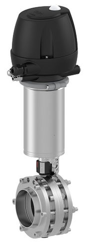 Butterfly Valve T Smart 7 Series Gea Tuchenhagen Pneumatically Operated Shut Off Hygienic