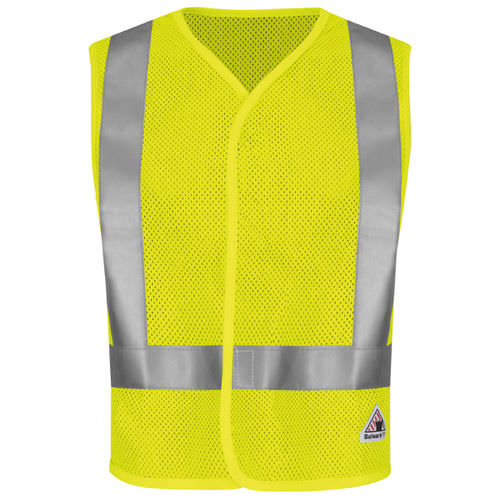 Work vest - 6.5 oz, HRC1  - Bulwark - fire-retardant / high-visibility / aramid