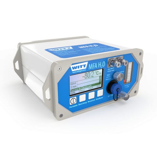 Benchtop dew-point meter - MFA H2O - WITT-Gasetechnik - precision / rugged / with LCD display