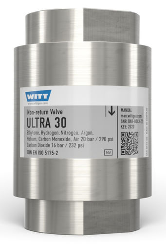 Gas non-return valve - ULTRA 30 - WITT-Gasetechnik - DIN / NPT / safety