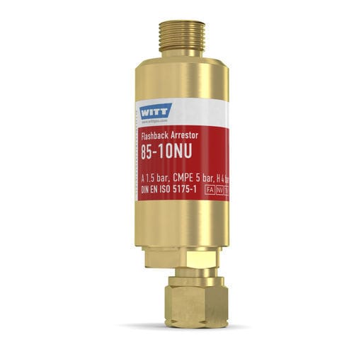 Cutting and welding flashback arrestor - 85-10NU - WITT-Gasetechnik
