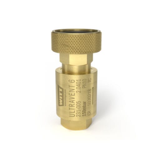 Gas pressure relief valve - ULTRAVENT 6 - WITT-Gasetechnik - low-pressure / adjustable / differential