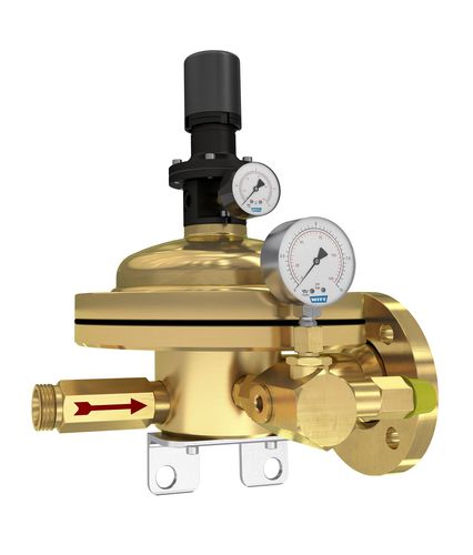 Acetylene pressure regulator - ADR 150 - WITT-Gasetechnik - dome-loaded / single-stage / brass