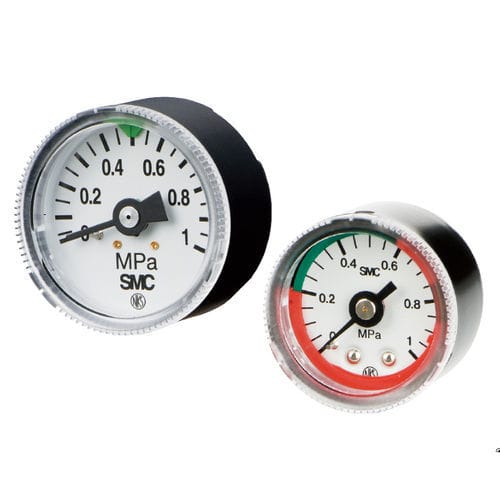 Absolute pressure gauge - G series - SMC PNEUMATIC - dial / threaded / Bourdon tube