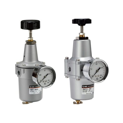 Compressed air filter-regulator - IW - SMC PNEUMATIC - basket / pressure / industrial