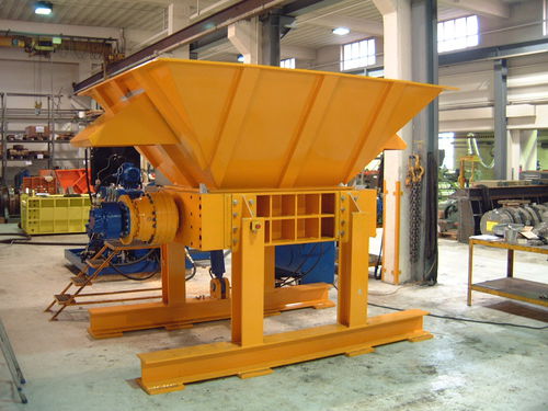 Double shaft shredder - S 100 - SID Société Industrielle de la Doux SA - for wood / tire / solid & bulk waste