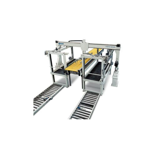 Feeder loading and unloading system -  mahros speedy - SCM - for panels / motor / for drilling