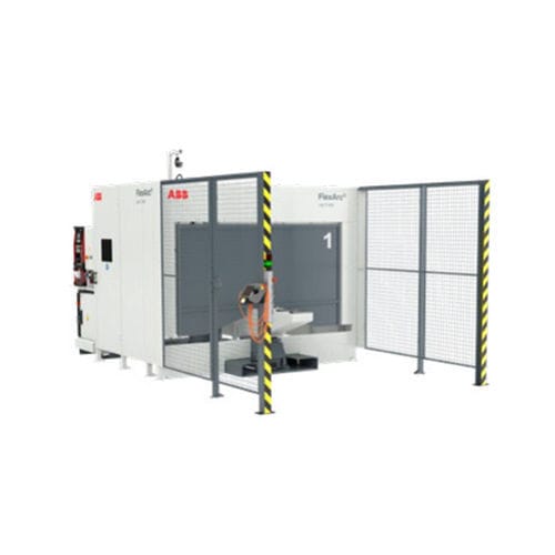 Robotic welding cell - FlexArc Lite C - ABB Robotics - arc welding / for the automotive industry / compact