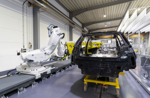 Robotic assembly cell - ABB Robotics - for quality control / pick-and-place / handling