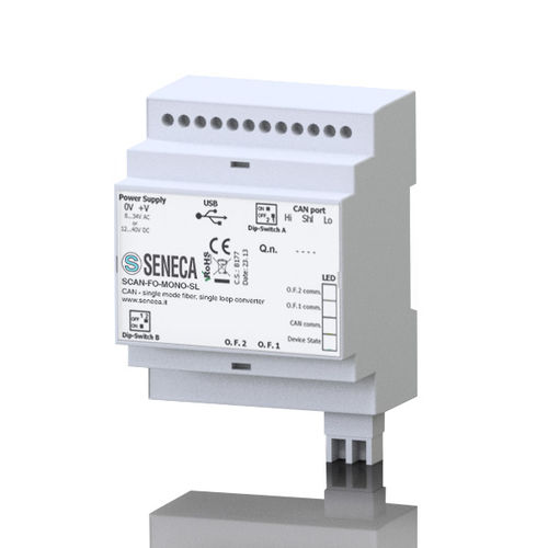 Communications converter - SCAN-FO series - SENECA | AUTOMATION INTERFACES - Ethernet / optical fiber / Modbus TCP