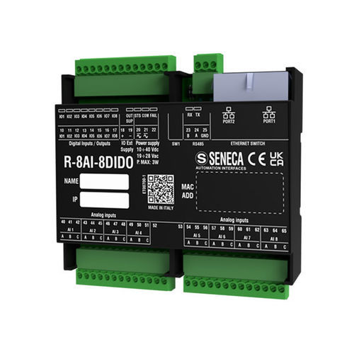 Analog I/O module - R-8AI-8DIDO-2 - SENECA | AUTOMATION INTERFACES - digital / Modbus / Ethernet