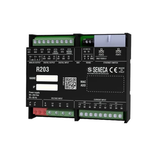 Energy meter power meter - R203-2 series - SENECA | AUTOMATION INTERFACES - analog / digital / DIN rail