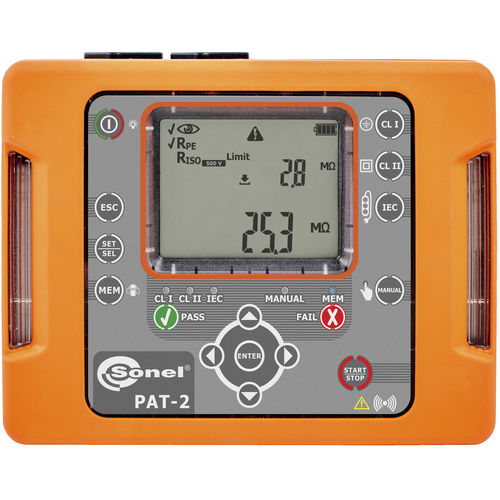 PAT tester - PAT-2 - Sonel SA - electrical insulation / continuity / insulation resistance